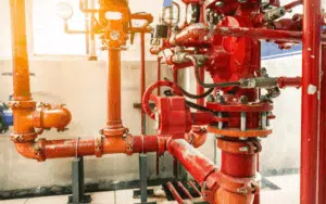 impianto antincendio di spegnimento