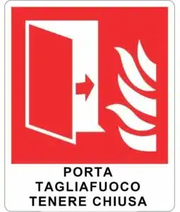 CARTELLO SEGNALETICO - ALLARME ANTINCENDIO - segnaletica segnale