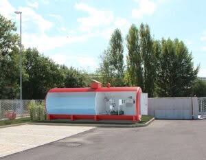 locale pompe prefabbricato